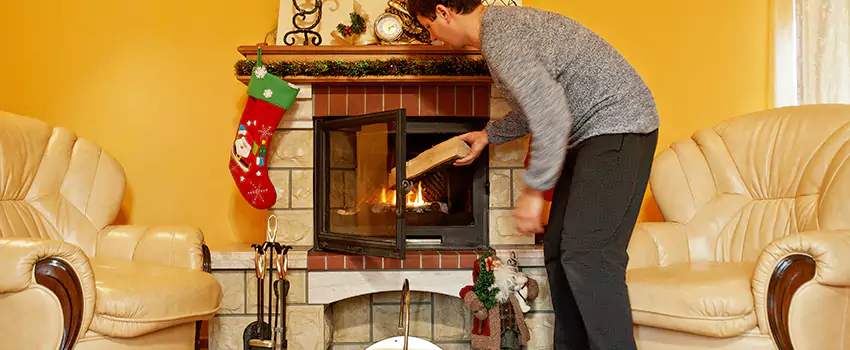 Gas to Wood-Burning Fireplace Conversion Services in Zion, Illinois