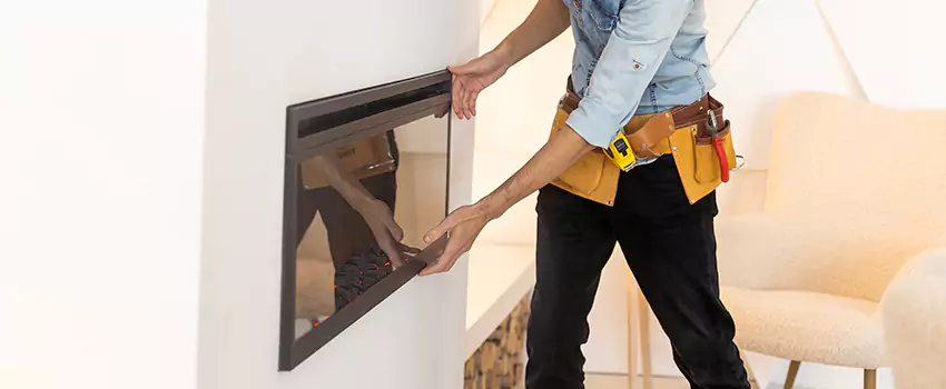 Metal Fireplace Installation in Zion, Illinois