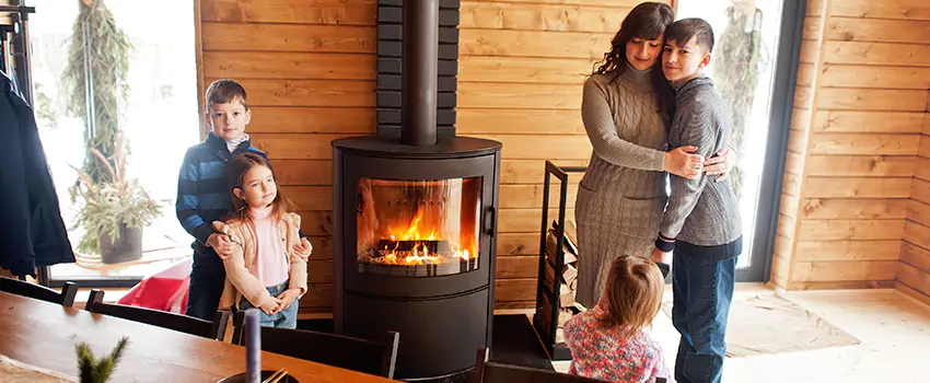 Morso Cast Iron Fireplace Insert Installation in Zion, Illinois