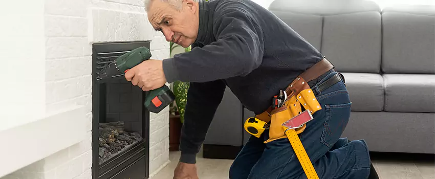New Indoor Fireplace Installation in Zion, Illinois