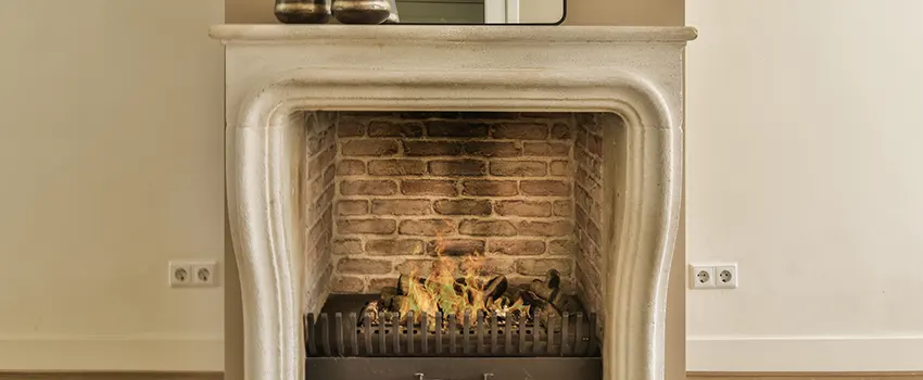 Vintage-style Fireplace Redesign in Zion, Illinois