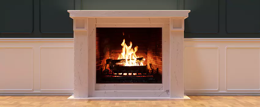 Open Flame Wood-Burning Fireplace Installation Services in Zion, Illinois