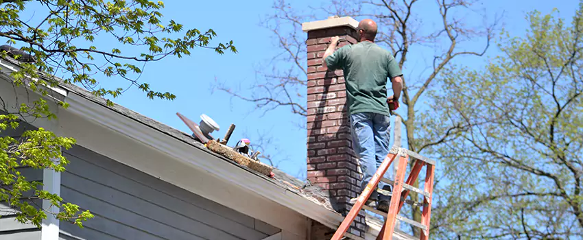 Vinyl and PVC Chimney Flashing Installation in Zion, IL