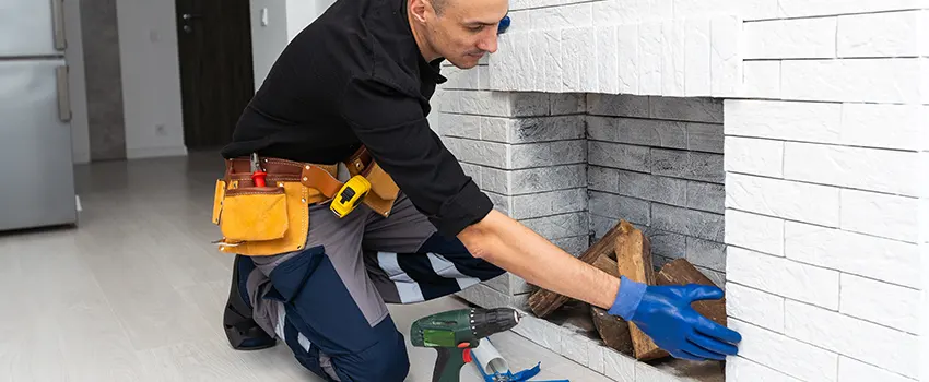 Fireplace Damaged Damper Frame Repair Services in Zion, Illinois
